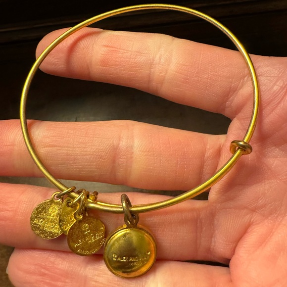 Alex and Ani birthstone bangle - October / pink - Picture 3 of 3